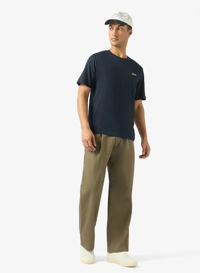 JACK & JONES  Casual Regular Fit Crew Neck T-Shirt for Men | Best Price UAE