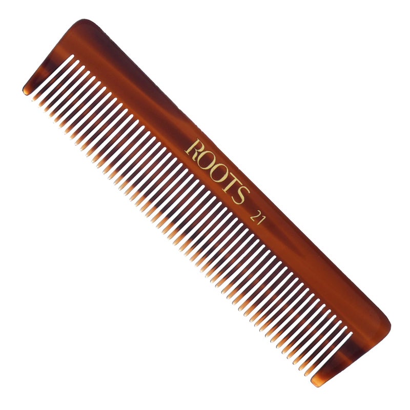 ROOTS Pocket Comb | Fine Teeth For Styling & Detangling | Smooth & Round Teeth prevent Hair & Scalp damage | For Men with Straight, Long, Wavy Hair | Wet & Dry use | Length - 4.4 inch | Model No - 21 - Image 5