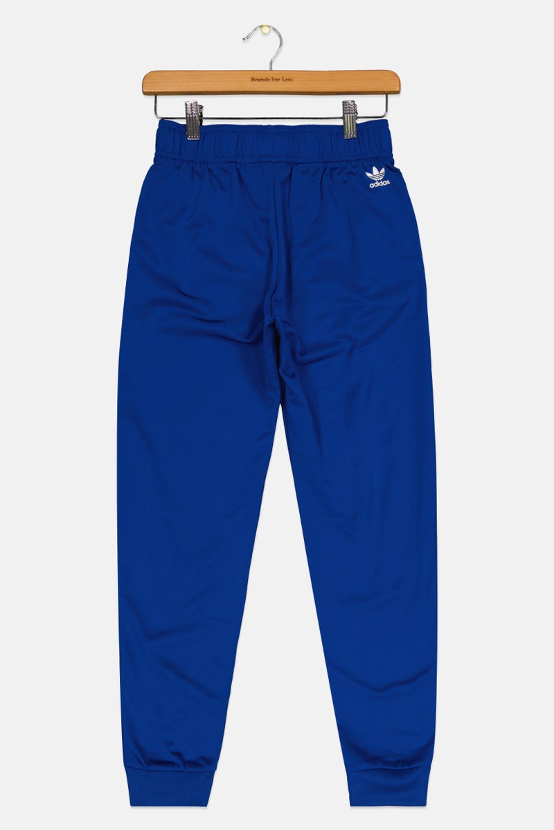 adidas Originals Kids Girl Sportswear Fit Running Sweatpants, Blue  - Image 2