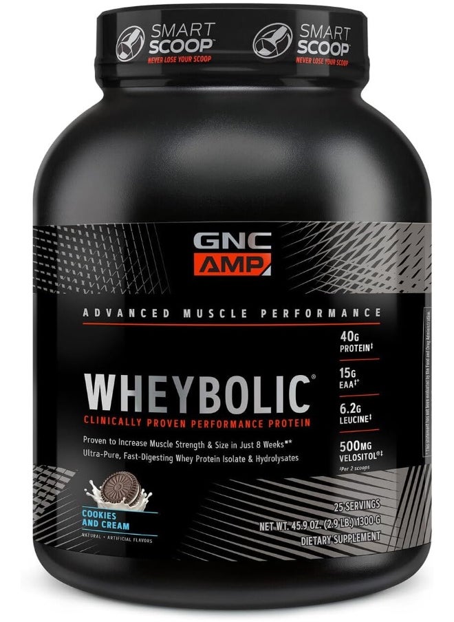 GNC AMP Wheybolic Cookies And Cream  - Image 1