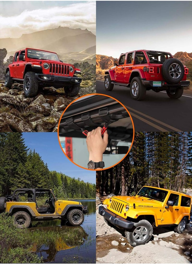 4 x حوضية أوتومبيل رول بار للإمساك العتادين لجيب Wrangler CJ YJ TJ JK JKU JL JLU & Gladiator JT 1955-2023، ملحقات داخلية، أسود وأحمر - pzsku/Z4BEA69AACCC7B15B49CDZ/45/_/1730785679/1f52575d-1308-48d3-956f-0b83b1a2ced2