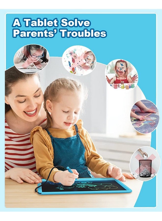 proffisy LCD Writing Tablet, 12Inch Erasable Writing Pad, Paperless Digital Tablet E-Writer Pad for Kids Children at Home and School(Multicolor-Blue) - Image 5