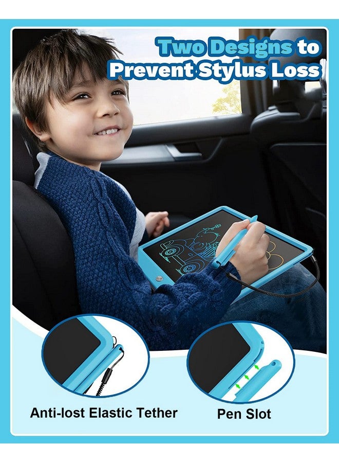 proffisy LCD Writing Tablet, 12Inch Erasable Writing Pad, Paperless Digital Tablet E-Writer Pad for Kids Children at Home and School(Multicolor-Blue) - Image 4