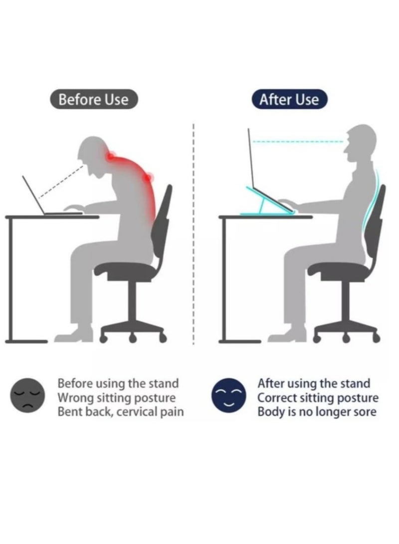 Yesido LP02 Aluminum Adjustable Laptop Stand. - Image 4