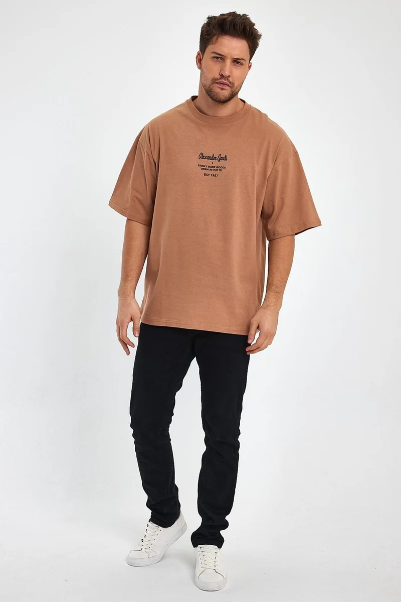 Alexandergardi Alexandergardı Printed Oversize T-Shirt (UNX0072)