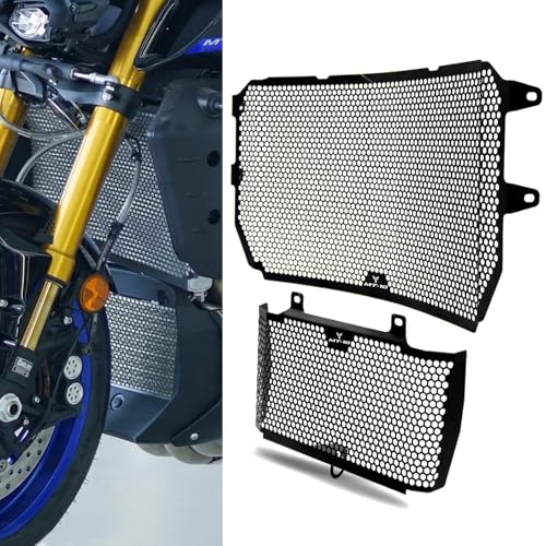 FREAXLL for MT-10 SP 2016-2025 Motorcycle Radiator Guard & Oil Guard Kit for YAM&-AHA MT10 SP FZ10 FZ-10 2016 2017 2018 2019 2020 2021 2022 2023 2024 2025 - Black - Image 1