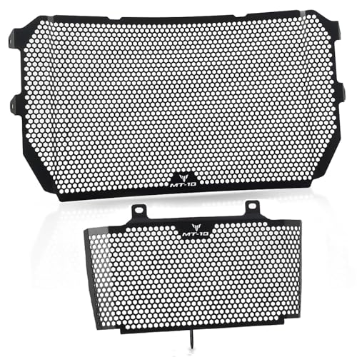 FREAXLL for MT-10 SP 2016-2025 Motorcycle Radiator Guard & Oil Guard Kit for YAM&-AHA MT10 SP FZ10 FZ-10 2016 2017 2018 2019 2020 2021 2022 2023 2024 2025 - Black - Image 2