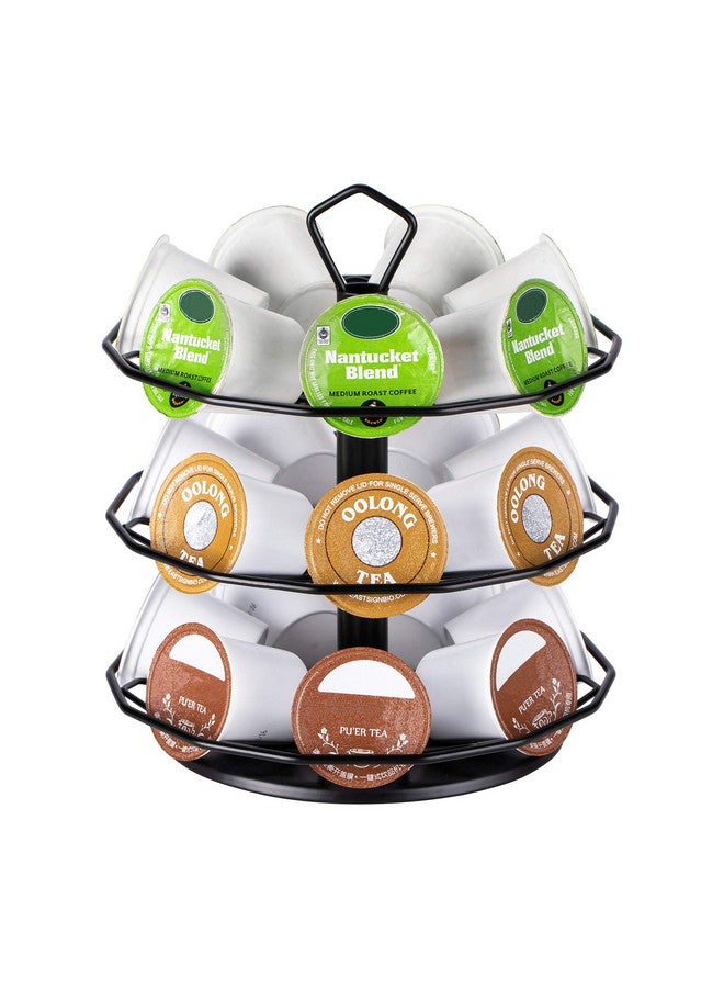 Flagship حامل أكواب كافيه كاب كاب 3 طبقات لحامل بود كيريج معدني تركيب DIY صغير لتخزين أكواب K-cup 21 ك بود تخزين - Image 1