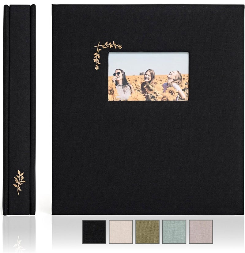 La Lente Premium Photo Album - Photo Album with 500 Pockets - Holds 500 4x6 Photos - Acid Free Photo Album for Wedding  Birthday  Baby Photo Album - Image 1
