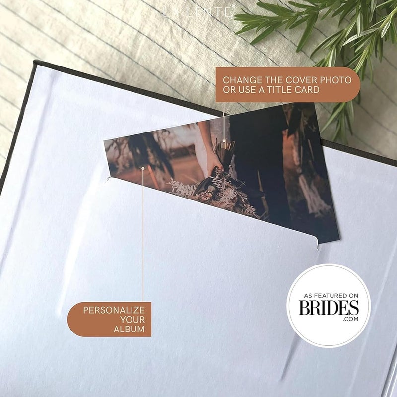 La Lente Premium Photo Album - Photo Album with 500 Pockets - Holds 500 4x6 Photos - Acid Free Photo Album for Wedding  Birthday  Baby Photo Album - Image 5