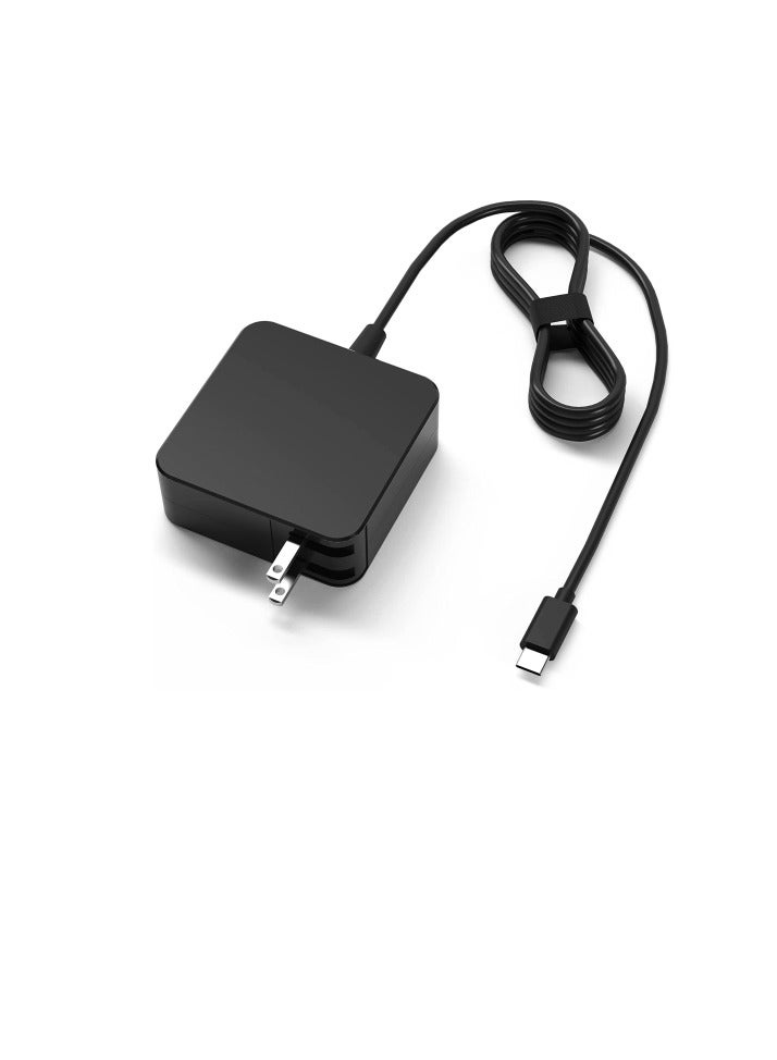 Terabyte 65W 20V 3.25A Notebook Square Portable Type-C Power Adapter, US Plug - Image 1