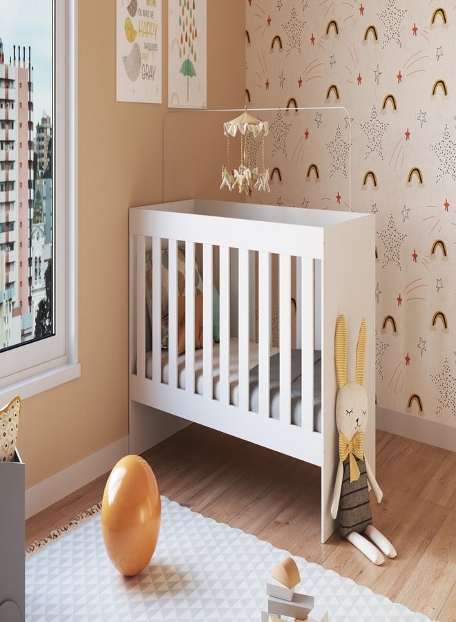 ART IN MOVEIS Baby Crib white Color 132.6x79.4x63cm - Image 1