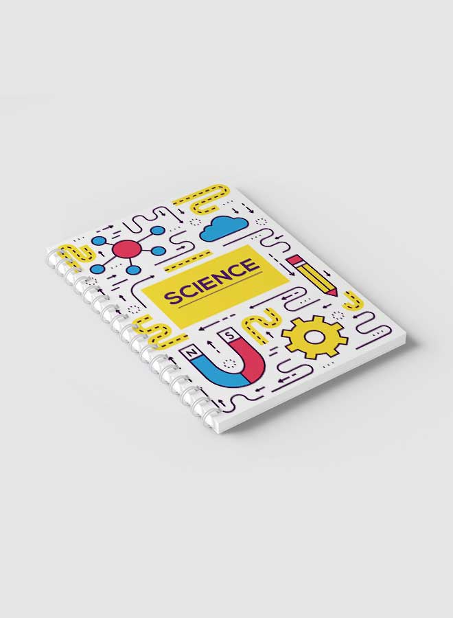 LOWHA Spiral Notebook With 60 Sheets For School Or Business Note Taking Science Art Multicolour - Image 2