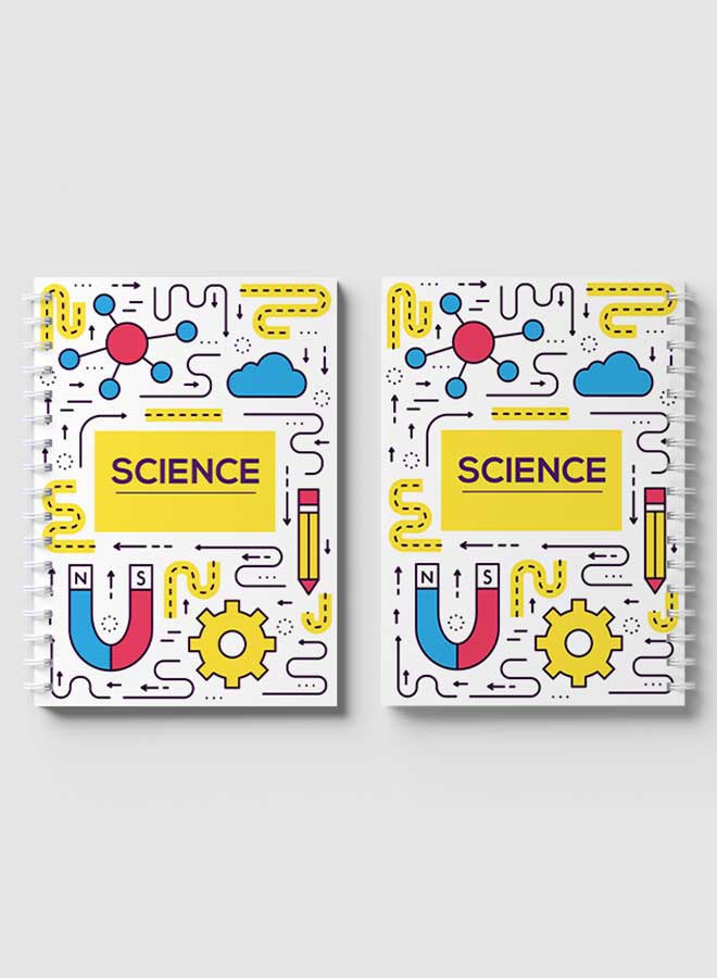 LOWHA Spiral Notebook With 60 Sheets For School Or Business Note Taking Science Art Multicolour - Image 4