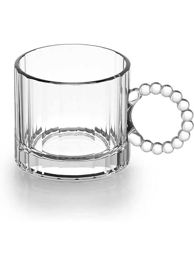 Bubbly tea mug set – 3-piece transparent 330ML glass cups, elegant durable mugs for hot drinks, tea, coffee - Image 2