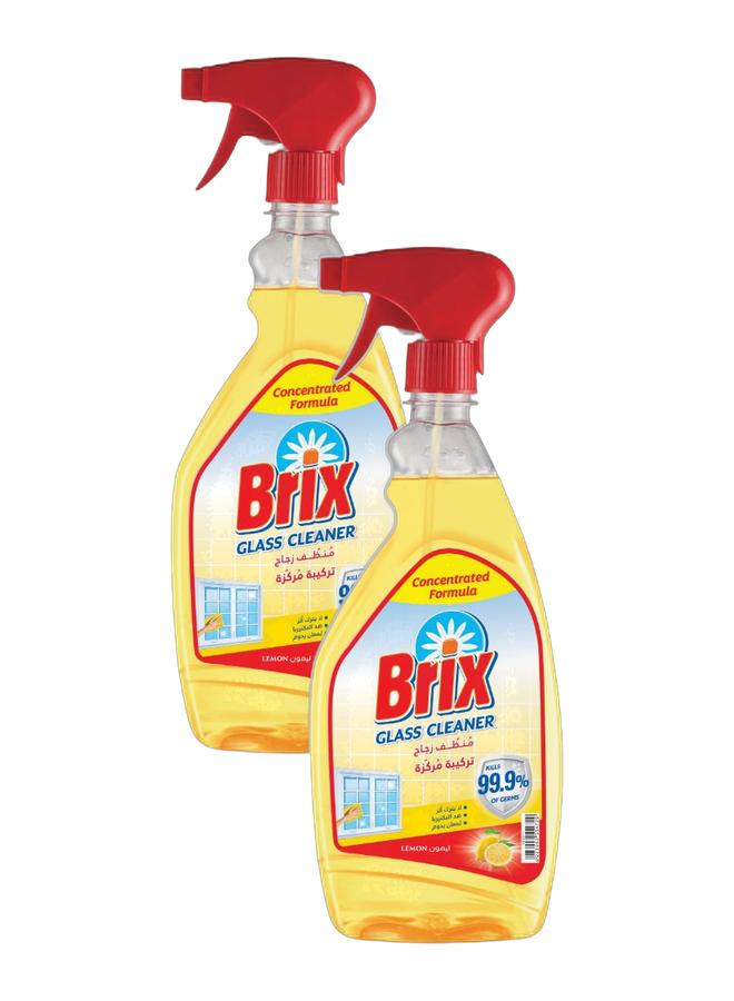 Brix Glass Cleaner Lemon - 500ml (Pack of 2) - Image 1