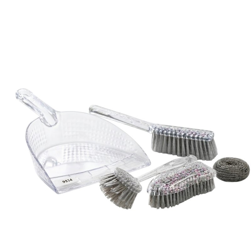 Group Tiger Crystal Clear Professional Scrubbing & Surface Cleaning Kit 5 Pieces - A210-725 - Image 1