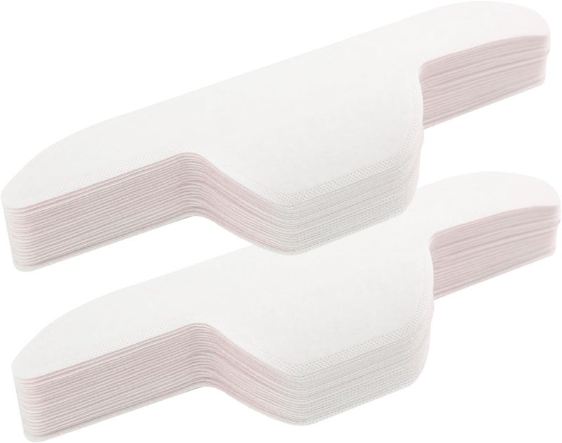 CFGROW Collar Protector Sweat Pads Invisible Disposable for Women and Men - 80 Pack Self-Adhesive Neck Liner Pads for Shirts, Absorbent and Antiperspirant Sticker for Stay Dry Collars - Image 1