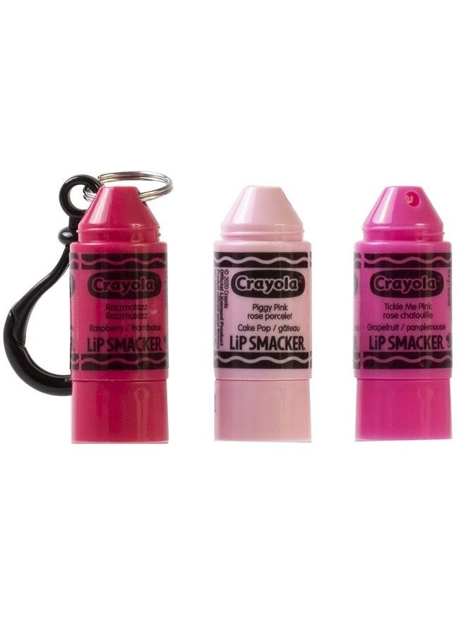 Lip Smacker Crayola Crayon Stackable Flavored Clear Balm Pink, Pinks, 0.03 Ounce  - Image 2