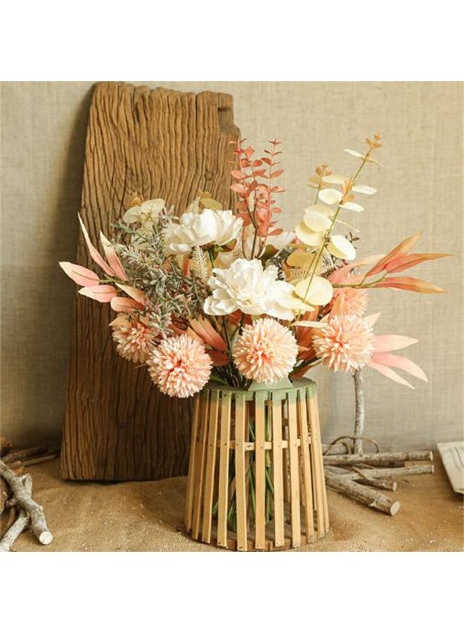 HOMESTAR Artificial Flowers Plants, Silk Flower Arrangements, for Wedding Bouquets Decorations, Plastic Floral for Home, Kitchen, Garden, Party Décor - Image 2