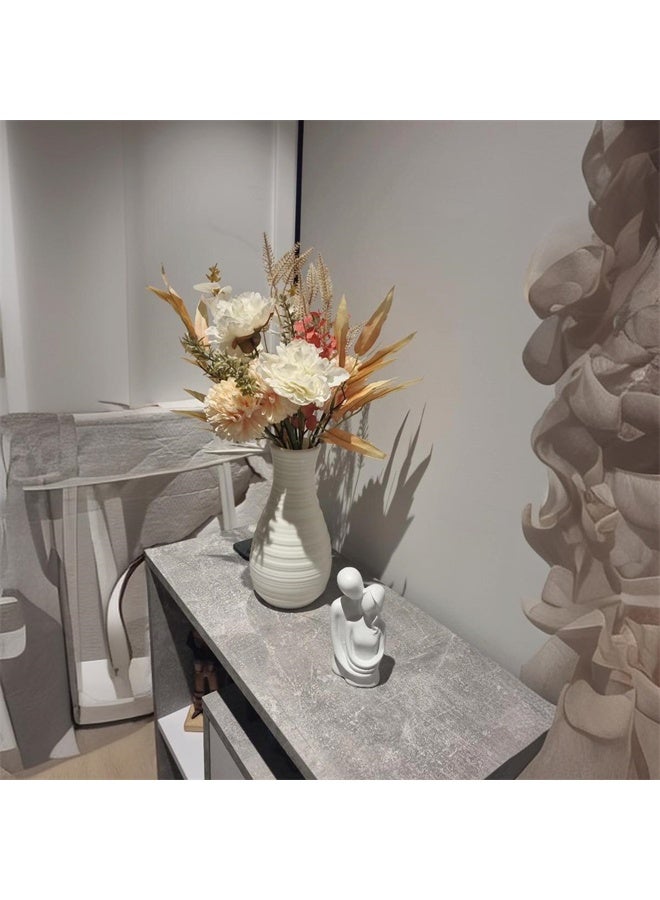 HOMESTAR Artificial Flowers Plants, Silk Flower Arrangements, for Wedding Bouquets Decorations, Plastic Floral for Home, Kitchen, Garden, Party Décor - Image 4