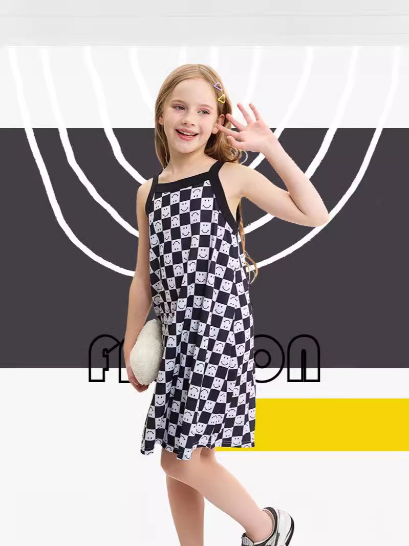Children'S Sling Dress Girls' Summer Thin Nightdress Baby Princess Dress Cute Beach Dress - Image 5