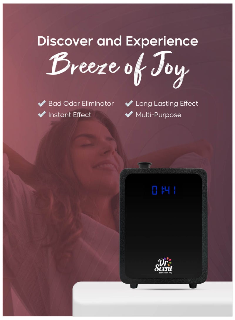 دكتور سينت دكتور لارج جهاز تعطير -أسود+عبوة زيت عطري170مل - Image 4