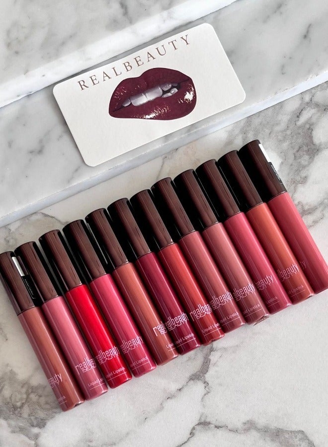 REALBEAUTY Permanent liquid lipsticks, 12 colors, Real Beauty - Image 1