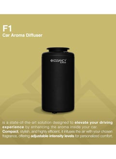 Essancy F1 Car Aroma Diffuser USB with Black Leather body  - Image 3