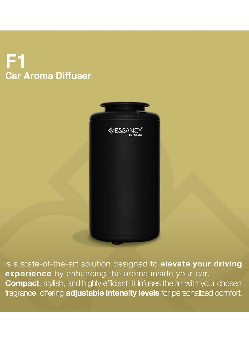 Essancy F1 Car Aroma Diffuser USB with Black Leather body  - Image 3
