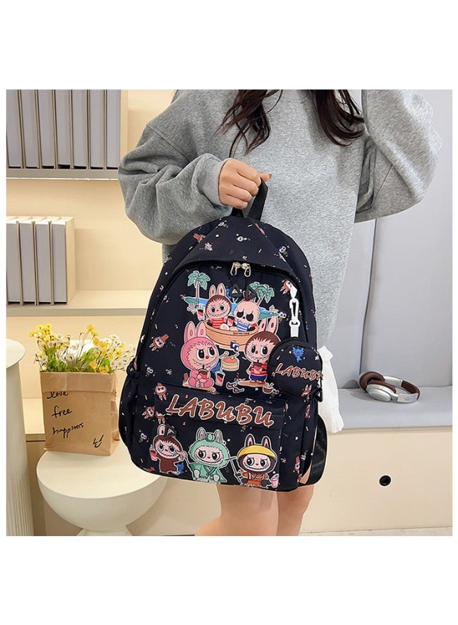 Labubu Children's Backpack Kindergarten Senior School Backpack Student Backpack Light And Cute Backpack Fashion Cartoon Backpack 45*32*14CM - Image 3