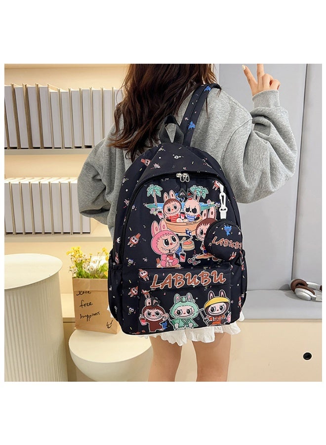 Labubu Children's Backpack Kindergarten Senior School Backpack Student Backpack Light And Cute Backpack Fashion Cartoon Backpack 45*32*14CM - Image 5