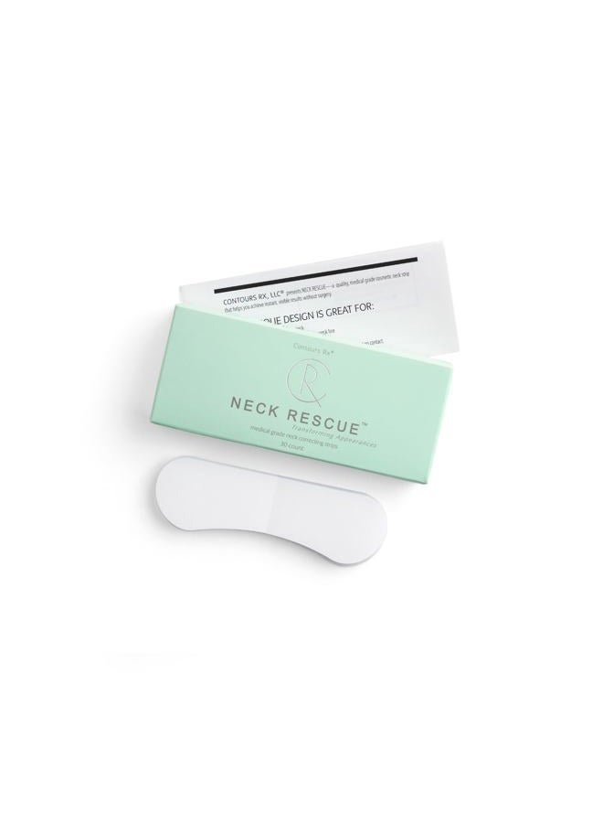 Contours RX Neck Rescue - Anti-Aging Neck Strips for Crepey Skin - Tighten, Lift and Firm Fine Lines and Wrinkles - Long Lasting Treatment - Organic, Hypoallergenic, Latex Free (30 Count) - Image 3