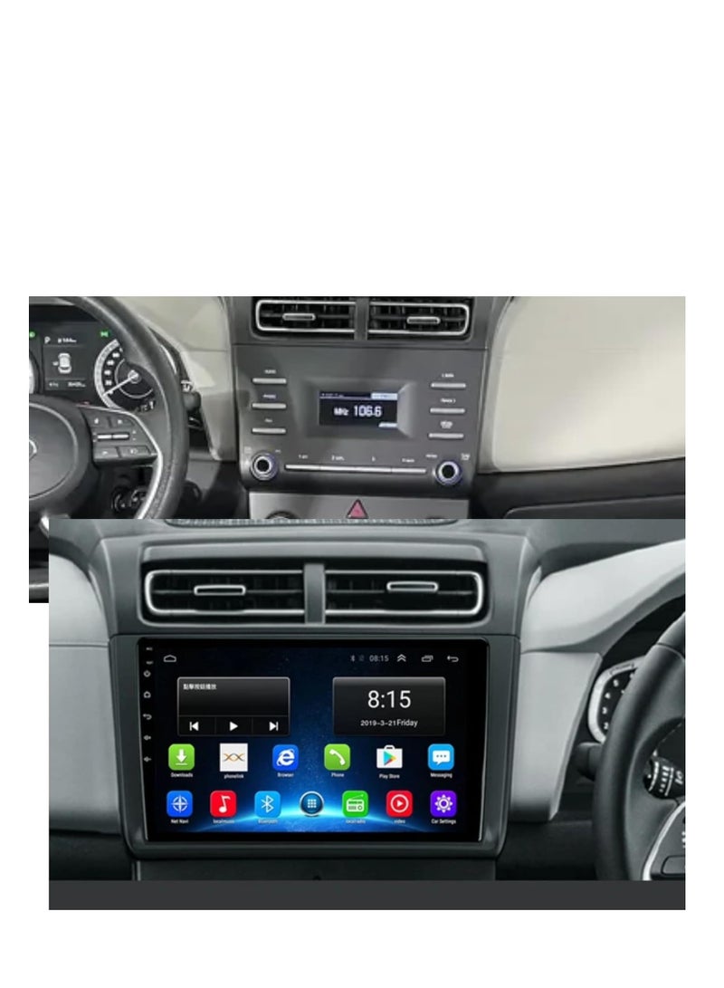 ام ان تي شاشة هيونداي كريتا 2021 -2023 هي جزء من نظام المعلومات والترفيه في السيارة يعمل بنظام التشغيل Android ويدعم ميزات مثل Apple CarPlay وAndroid Auto، مما يتيح لك توصيل هاتفك الذكي بسهولة كما أنها توفر دقة عالية تصل إلى 1080 بكسل، مما يجعلها ممتازة لعرض المعلومات والخرائط بوضوح - Image 2