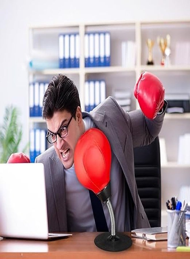 Fix It Fast Desktop Punching Ball - Heavy Duty Stress Relief Desk Toy with Strong Suction Cup Base for Office & Home Use - Image 5