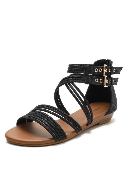 2025 Summer New Thick Bottom Soft Bottom Slope Heel Sandals