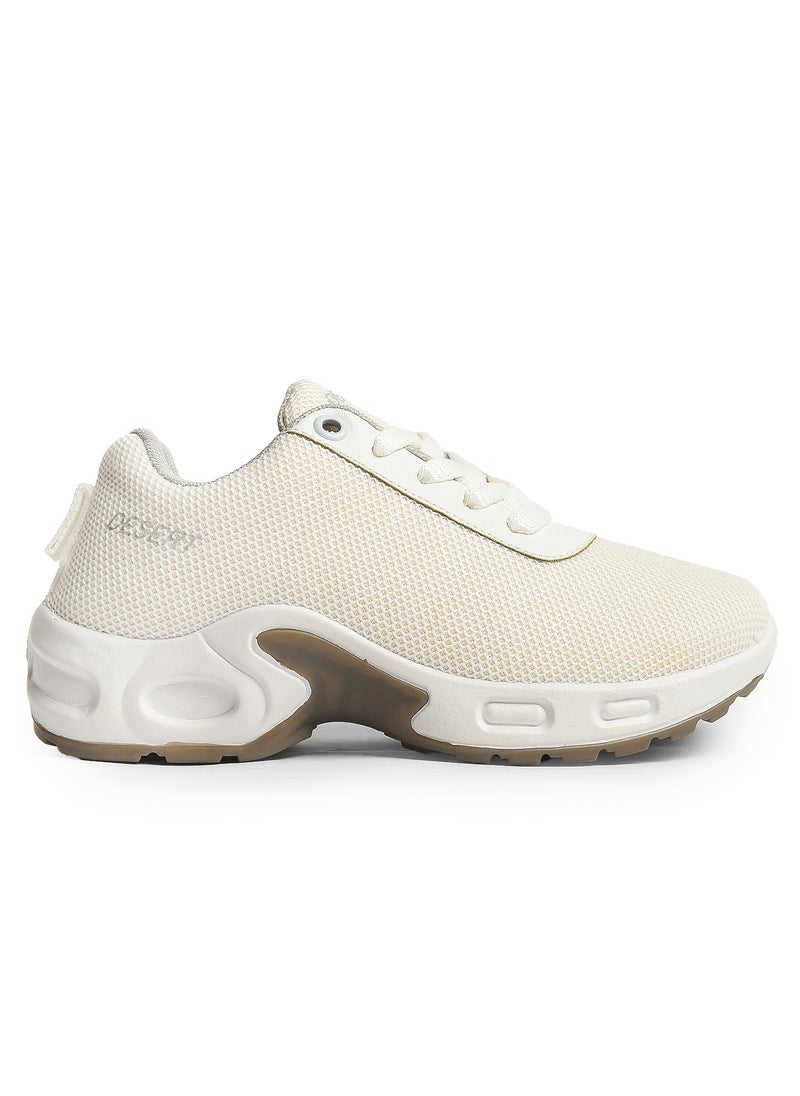 Desert - Sportive Canvas Lace-up Sneakers For Kids - Image 1