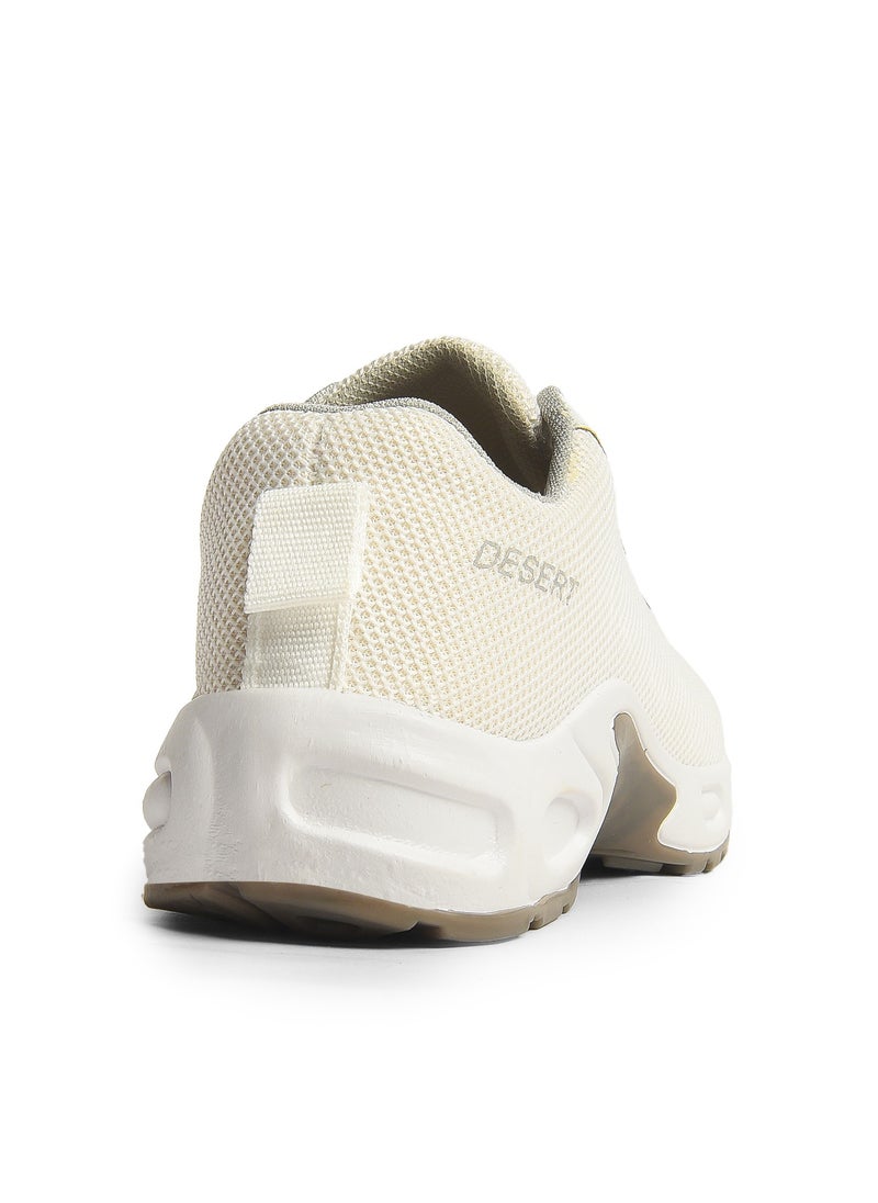 Desert - Sportive Canvas Lace-up Sneakers For Kids - Image 1