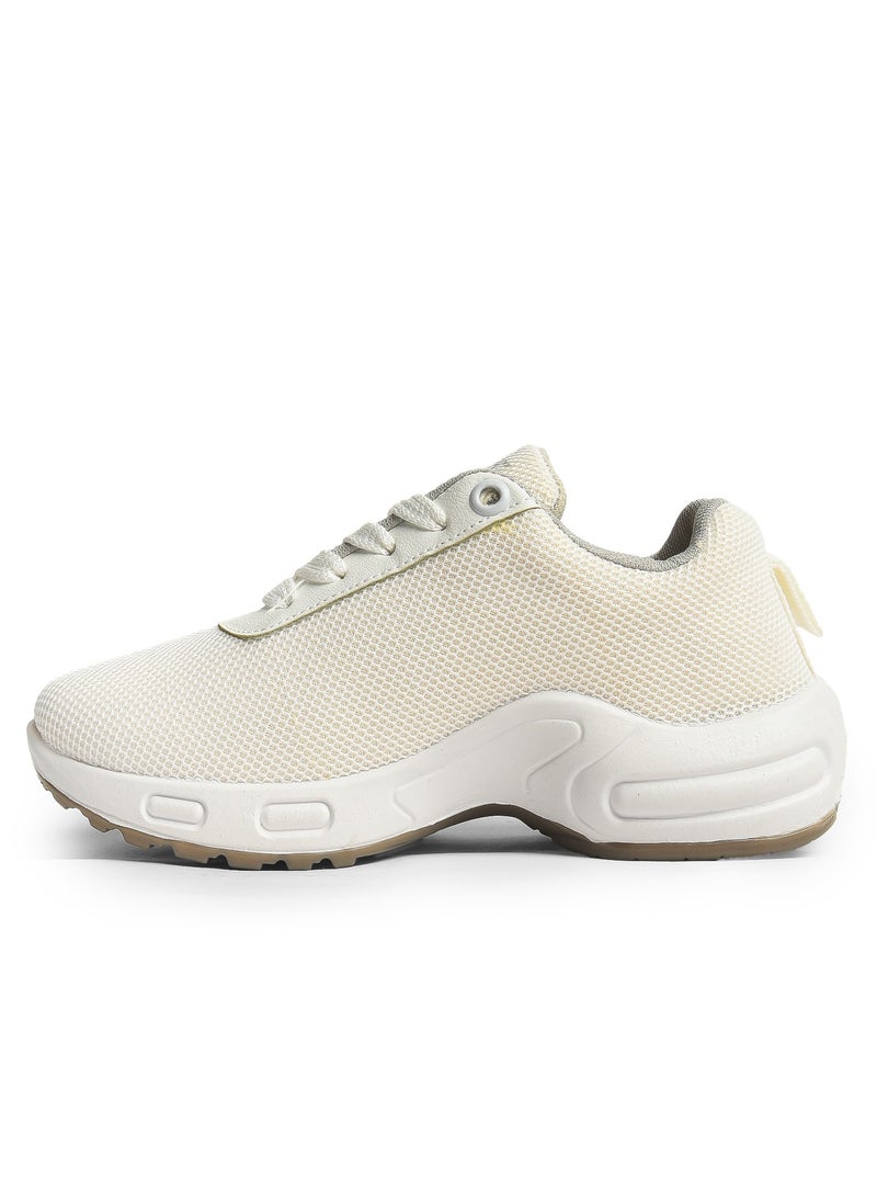 Desert - Sportive Canvas Lace-up Sneakers For Kids - Image 1