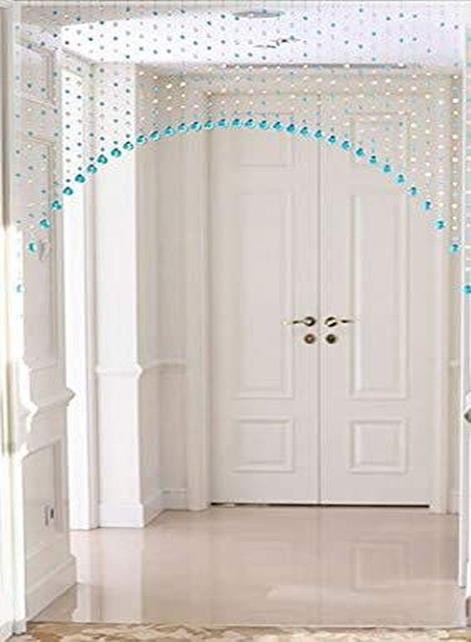 LIGHT WAVE Curtains Acrylic 10 Strings Crystal Curtain with SkyBlue Drops for Door, Window, Temple, Partition Area Décor [SkyBlue Color] - Image 4