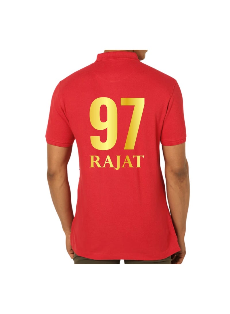 PRINTSHOP4ME Bengaluru Cricket Men's Dry-Fit Polo Neck T-Shirt|Soft&Breathable Sportswear For Cricket Lovers|Tshirt With Cap|Suitable For Games - Image 3