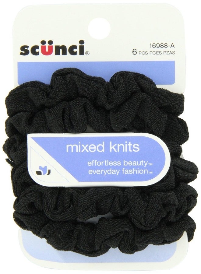 Scunci Effortless Beauty Mini Slinky Black Twisters, 12-Count by Scunci - Image 2