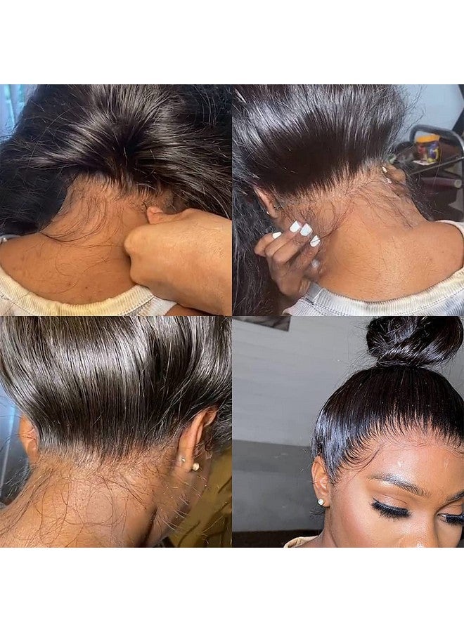 sdamey Straight 360 Hd Lace Front Wigs Human Hair 180 Density Brazilian Frontal Wigs Human Hair Glueless Wigs Human Hair Pre Plucked Pre Cut Wigs For Women - Image 2