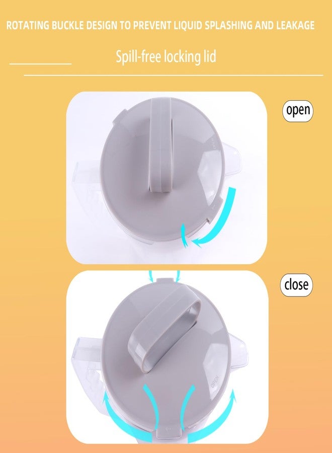 إبريق خلط ويلكور سعة 2 كوارت/64 أونصة مع مكبس وغطاء قابلين للتعديل - خالٍ من مادة BPA، وعاء مشروبات مانع للتسرب للعصائر والحليب الصناعي والشاي - فوهة واسعة، سهل التنظيف، تقنية الخلط الدوامي - Image 5