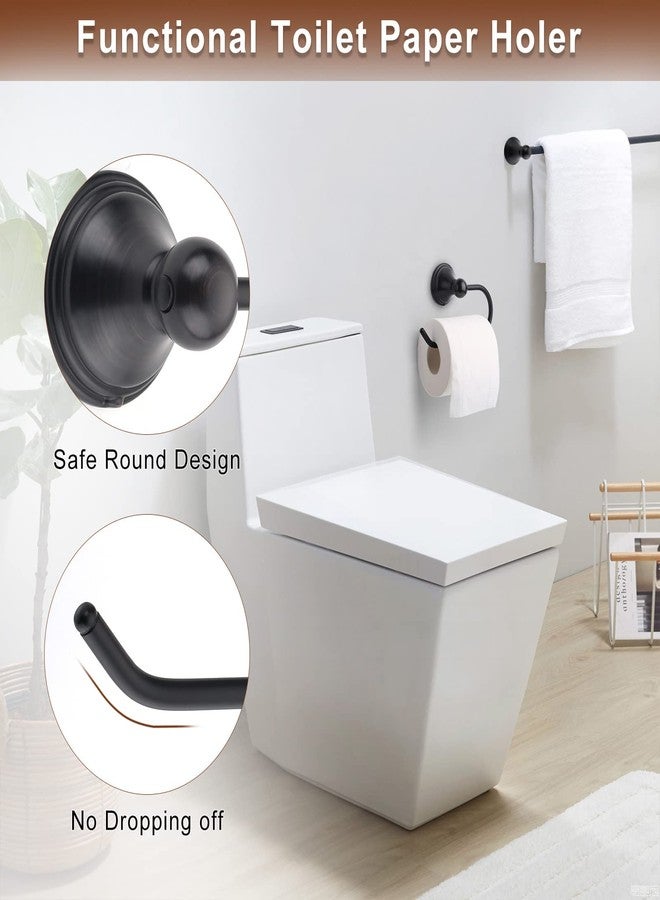 FILTA Bathroom Hardware Set - Oil Rubbed Bronze Towel Rack Set with 4 Pieces Towel Holder and 18 or 24 Inch Towel Bar - Image 2