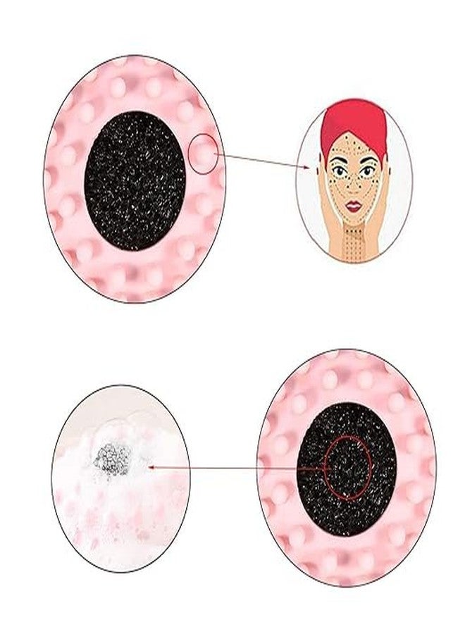 FIKKANI Exfoliating Jellyfish Facial Cleansing Brush| Face Scrubber, Deep Pore with cleansing sponge| soft manual brushes for skincare that Exfoliates and removes Blackheads| Multicolor(pack of 1) - Image 2