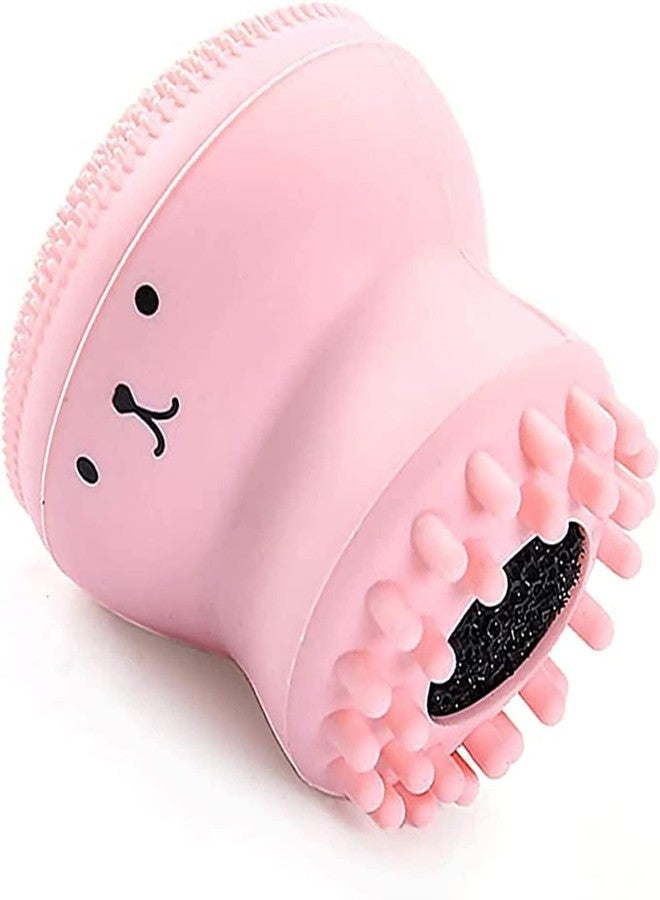 FIKKANI Exfoliating Jellyfish Facial Cleansing Brush| Face Scrubber, Deep Pore with cleansing sponge| soft manual brushes for skincare that Exfoliates and removes Blackheads| Multicolor(pack of 1) - Image 5