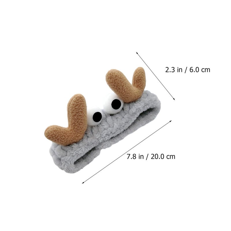 Soft Velvet Makeup Headbands 2 Pack Skid Proof Hair Wraps for Face Washing and Daily Use - Image 3