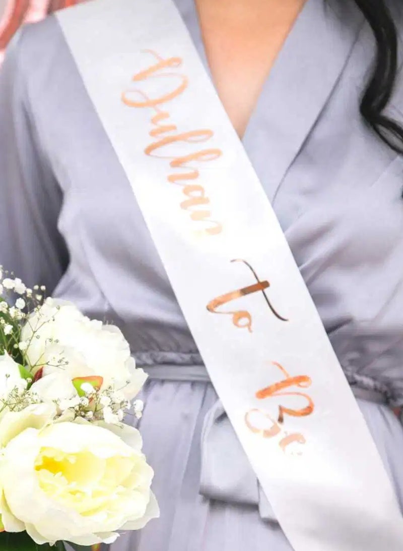 Peacock Supplies 8 Pack of Team Dulhan & Dulhan To Be Bridal Sashes - Image 2