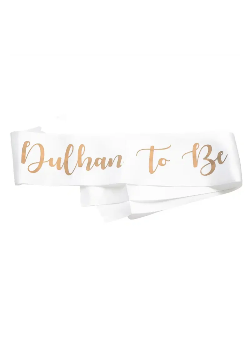 Peacock Supplies 8 Pack of Team Dulhan & Dulhan To Be Bridal Sashes